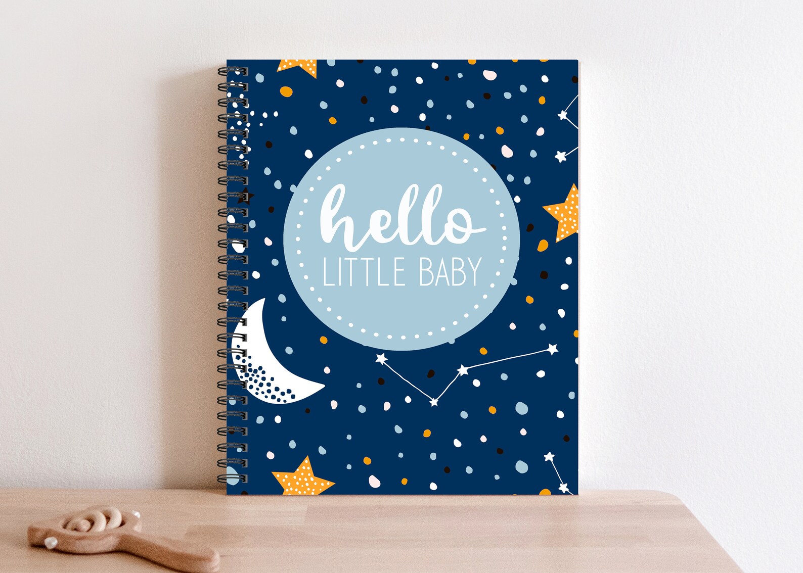 Baby Book Gender Neutral Baby Book Baby Boy Book Space Etsy