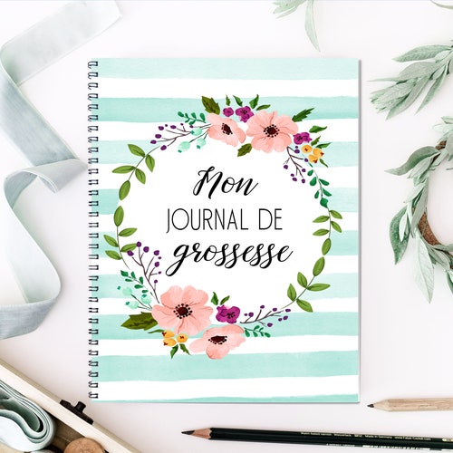 Journal De Grossesse Album De Grossesse Livre De Grossesse Etsy