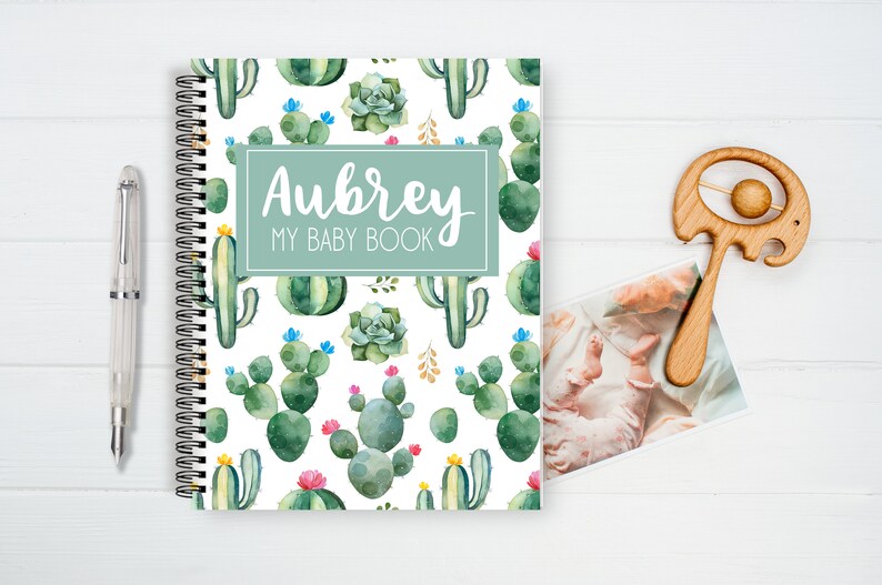 Baby Book Baby Journal Baby Girl Book Baby Girl Milestones Etsy