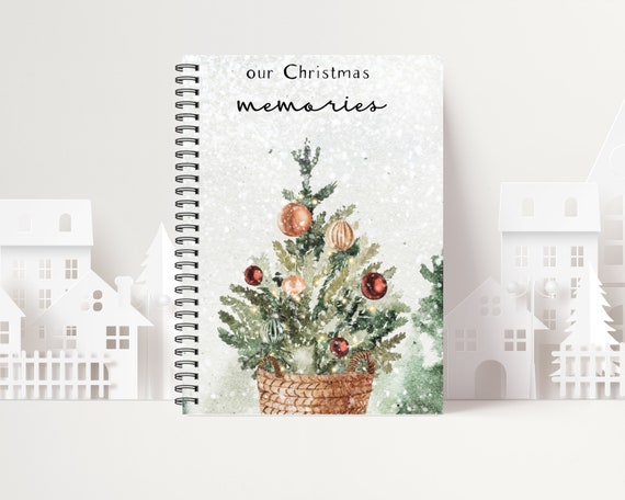 Christmas Memories, Christmas Memory Book, Memory Album, Christmas Advent,  Christmas Family Book, Christmas Traditions, Photo Album, LN01A 