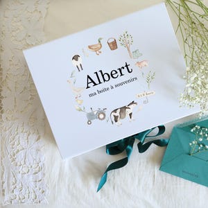 Personalized Baby Memory Box, Custom Baby Keepsake Box, Newborn Baby Gift, Baby Shower Gift, New Mom Gift, New Baby Gift, BP10