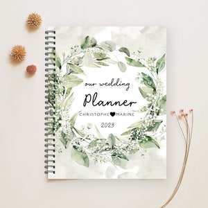 Wedding Planner Book, Wedding Planning Book Custom, Future Mrs Wedding Book, Engagement Gift, Bridal Shower, Wedding Planning Journal, LW40A