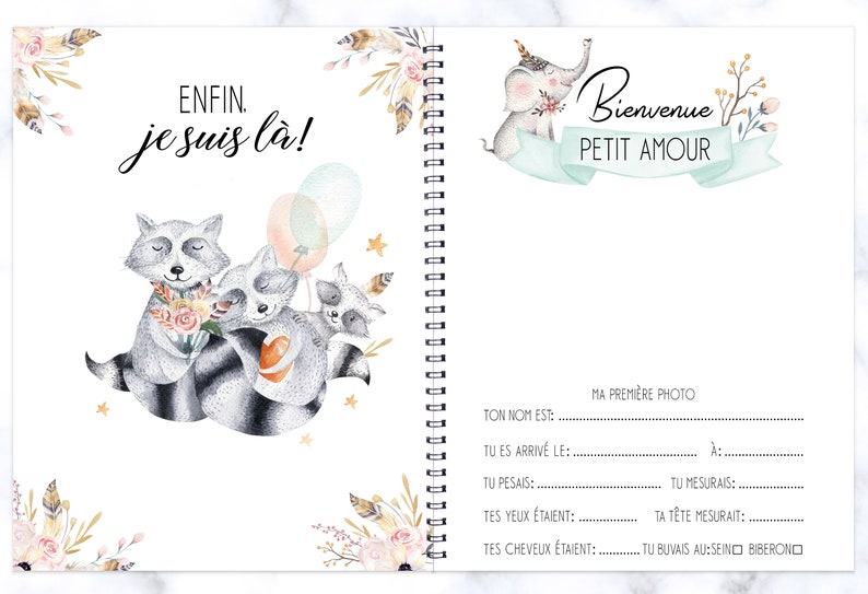 Livre De Grossesse Souvenirs Bébé Album De Grossesse Livre Etsy