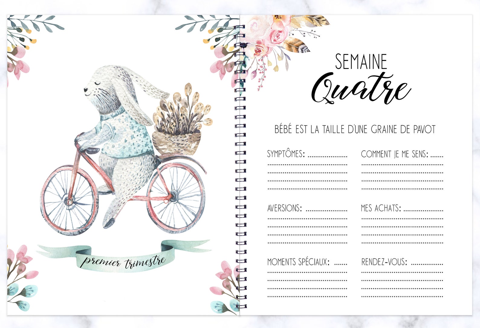 Livre de Grossesse Souvenirs Bébé Album de Grossesse Livre Etsy