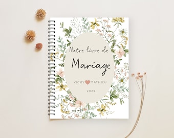 Planificateur de Mariage, Journal de Mariage, Mariage, Planificateur, Fiancailles, Journal de future mariée, Agenda de Mariage, CP, LW48F