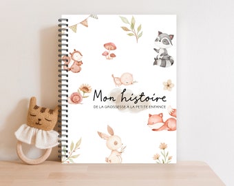 Livre de bébé, Journal de bébé Unisexe, Bébé, Livre de Naissance, Livre Petite Enfance, Journal de Grossesse, Journal de Grossesse, C51