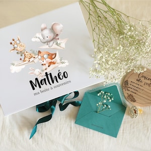 Personalized Baby Memory Box, Custom Baby Keepsake Box, Newborn Baby Gift, Baby Shower Gift, New Mom Gift, New Baby Gift, BP23