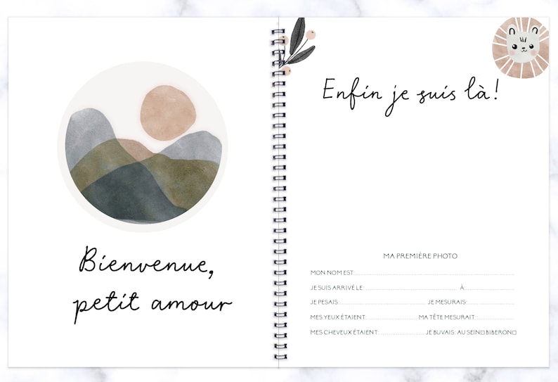 Livre de Bébé Journal de bébé Unisexe Bébé Livre de - Etsy France