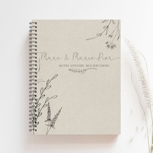 Souvenirs de couple, souvenirs de couples, Album de mariage, Souvenirs de famille, journal de couple, Histoire d'amour, Cadeau couple, CO1