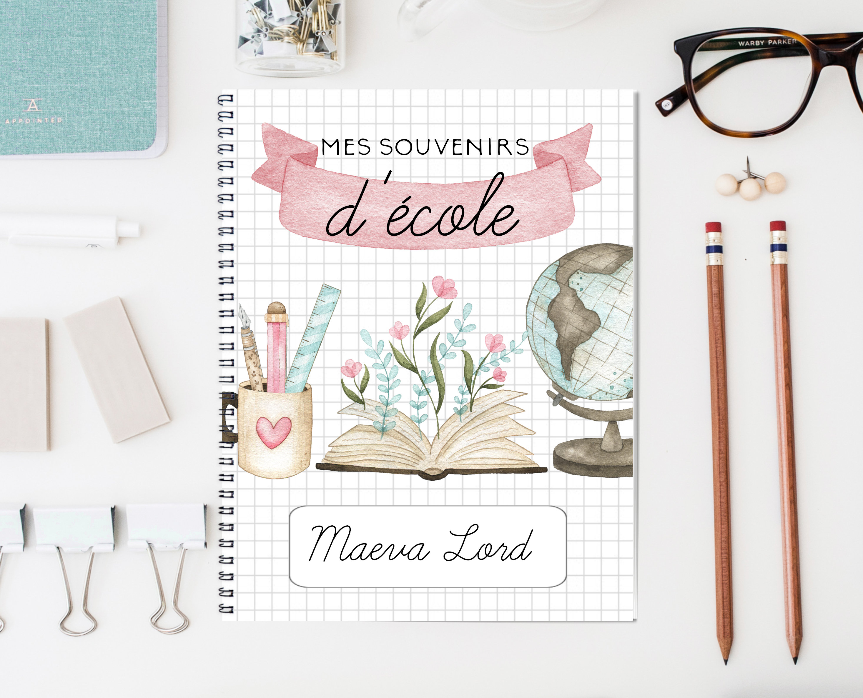 Livre souvenirs d'école fille mon livre d'école | Etsy