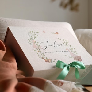 Personalized Baby Memory Box, Custom Baby Keepsake Box, Newborn Baby Gift, Baby Shower Gift, New Mom Gift, New Baby Gift, BPLIN