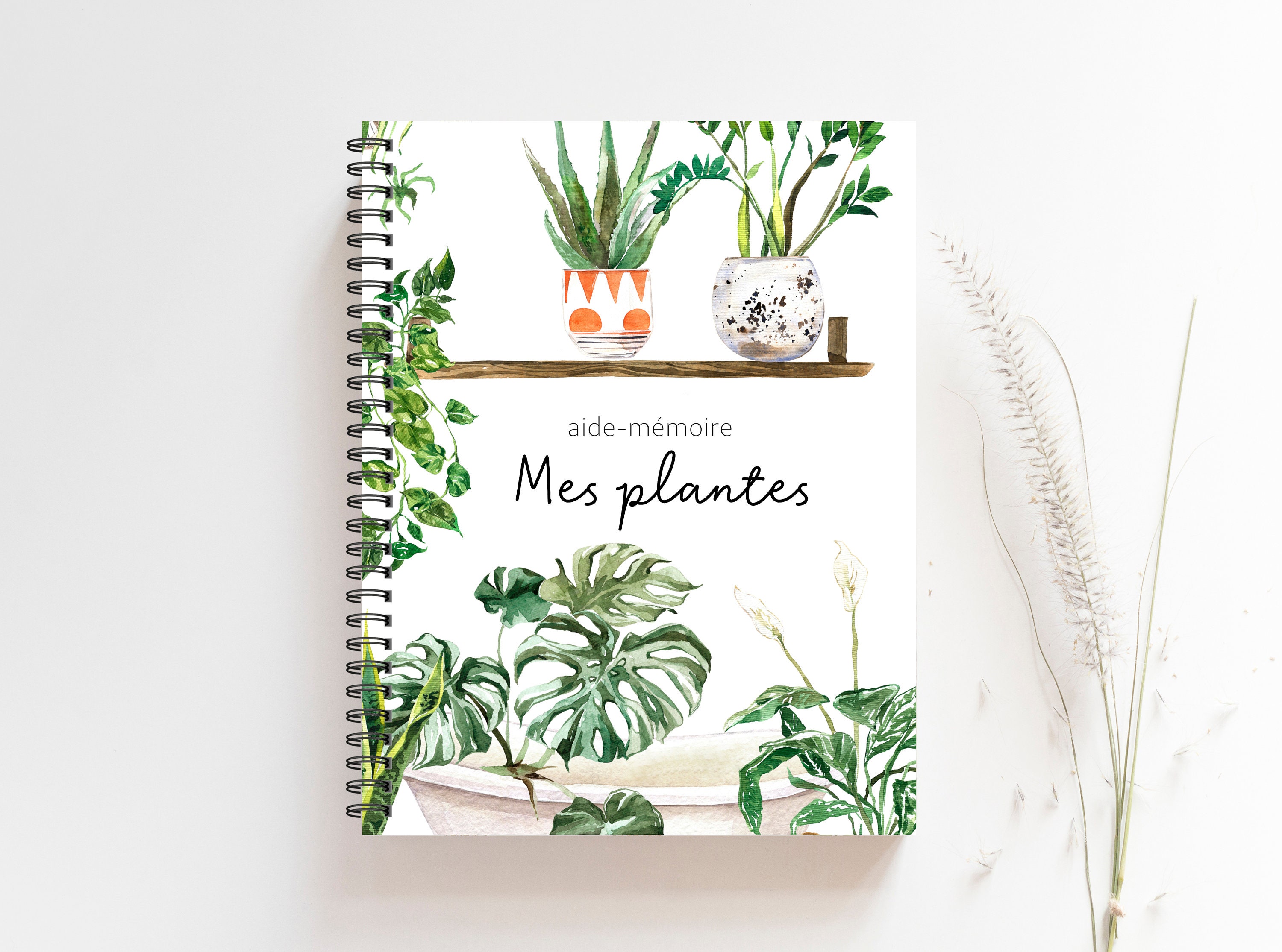 Cuaderno Cuaderno Plantas de interior Guía de jardinería - Etsy España