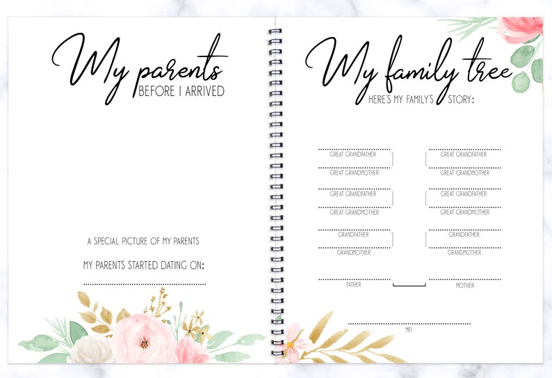 Baby Girl Book Baby Girl Journal Baby Girl Album Baby Gold Etsy