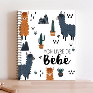 Livre de bébé, Cadeau de Naissance Bébé, Album bébé garçon, Décor Chambre de Bébé Unisexe, Cadeau de Shower Bébé, Journal de Bébé, M140F