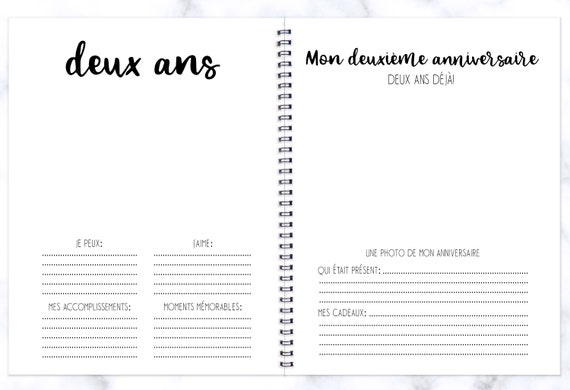 Livre De Bebe Cadeau De Naissance Bebe Album Bebe Garcon Etsy