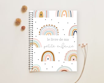 Livre de la petite enfance, Bébé arc-en-ciel, album petite enfance, livre enfant, livre préscolaire, Souvenirs enfant, Cadeau maman, E4
