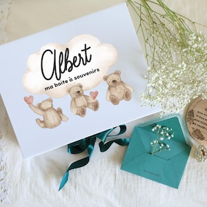 Personalized Baby Memory Box, Custom Baby Keepsake Box, Newborn Baby Gift, Baby Shower Gift, New Mom Gift, New Baby Gift, BP03