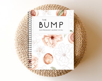 Pregnancy Journal, Pregnancy Planner, Pregnancy Diary, Baby Bump Book, Pregnancy Gift, Pregnancy Book, Pregnancy Album, Baby Gift, MG105A