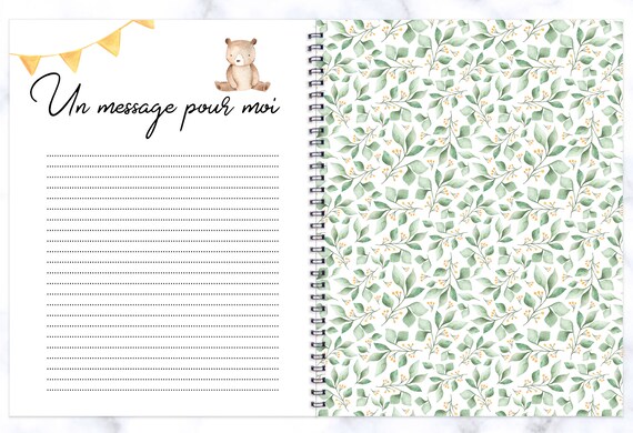 Livre De Bebe Journal De Bebe Bebe Renard Livre De Etsy