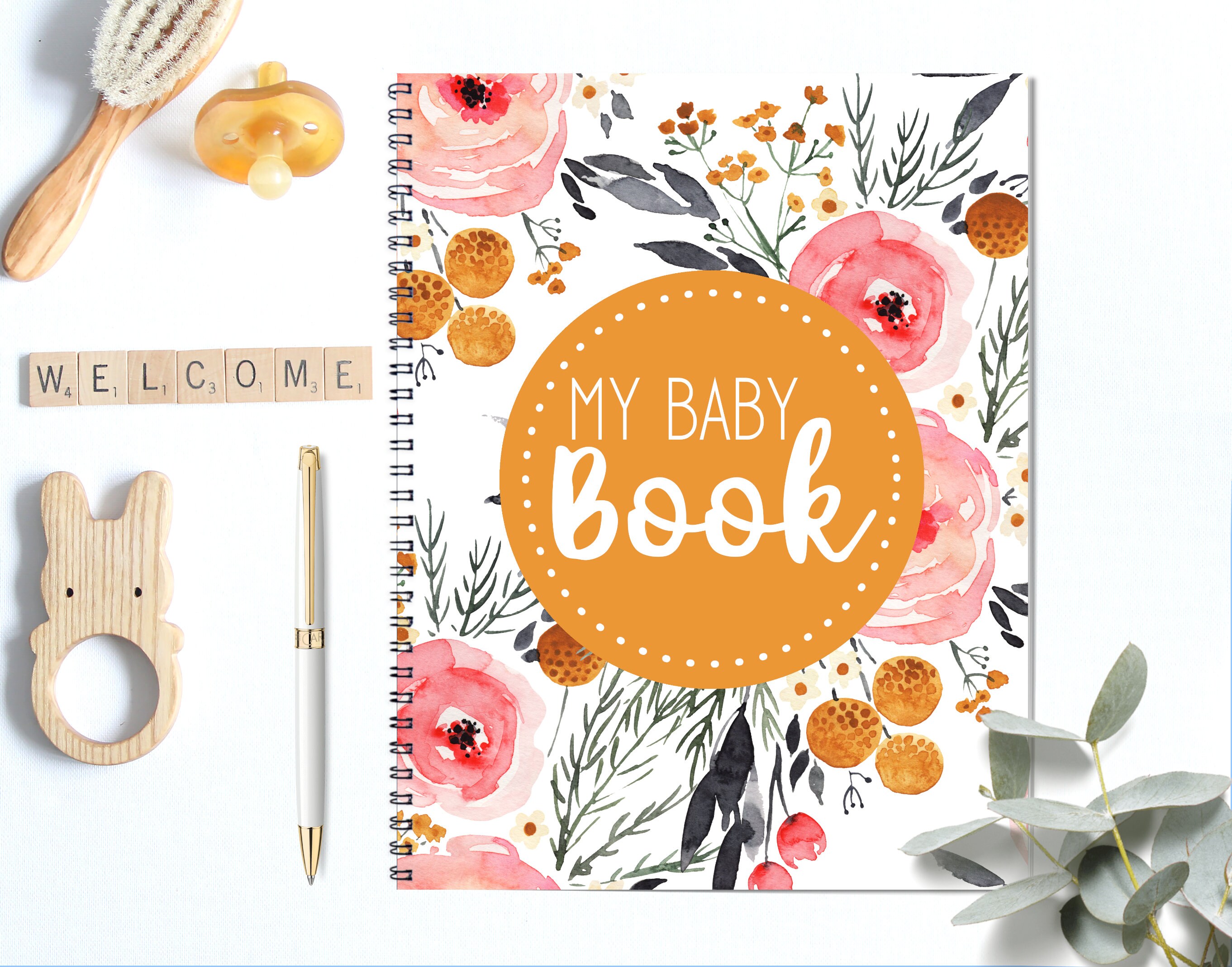Baby Girl Book Baby Girl Journal Baby Girl Album Baby Girl Etsy