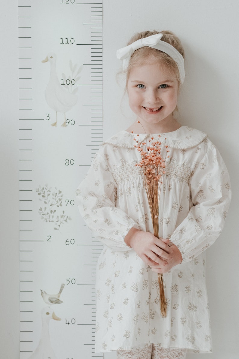Growth Chart Children Height Growth Chart Children Bedroom Etsy