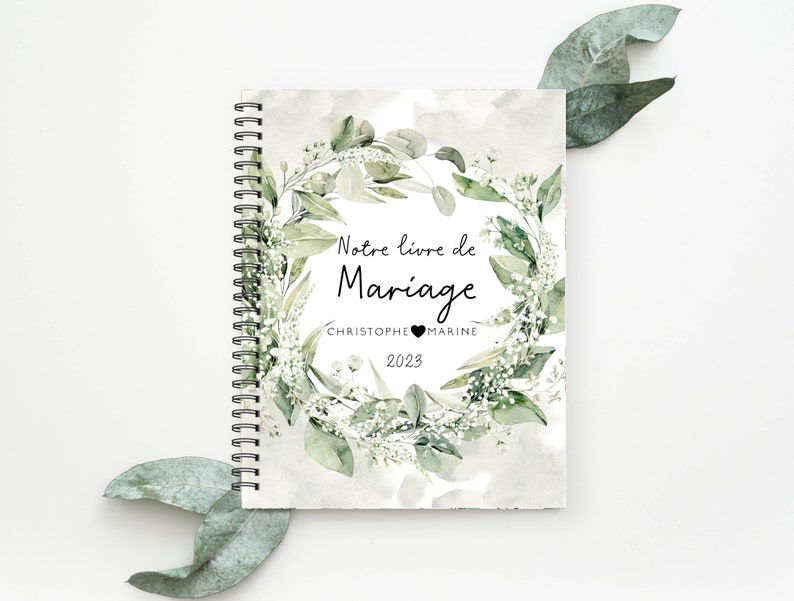 Planificateur de Mariage, Journal de Mariage, Mariage, Planificateur, Fiancailles, Journal de future mariée, Agenda de Mariage, CP, LW40F image 1