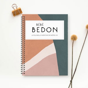 Journal de Grossesse, Album Grossesse, Livre de Grossesse, Cadeau Maman Bébé, Cadeau de Naissance, Journal de Naissance, Bébé Bedon, MG56F
