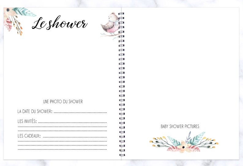 Livre de Grossesse Souvenirs Bébé Album de Grossesse Livre Etsy