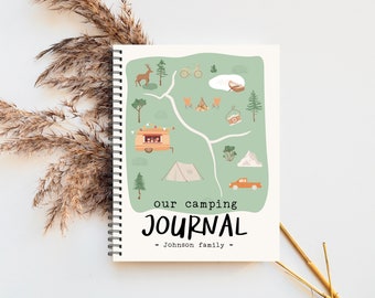 Camping memories book, vacations memory book, Camping adventure planner, Camping journal, Adventures journal, custom adventures book