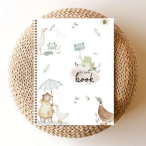Baby Book, Baby Journal, Baby Shower, Baby Album, Pregnancy Gift, Baby Gift, Mother Gift, Pregnancy Gift,  Baby Boy, BB80