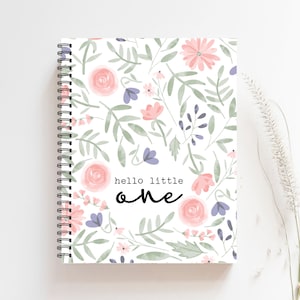Baby Journal, Baby Girl Book, Baby Customized Book, Baby Memory book, Baby Gift, Baby Shower, Personalized First Years Baby Journal, M214A