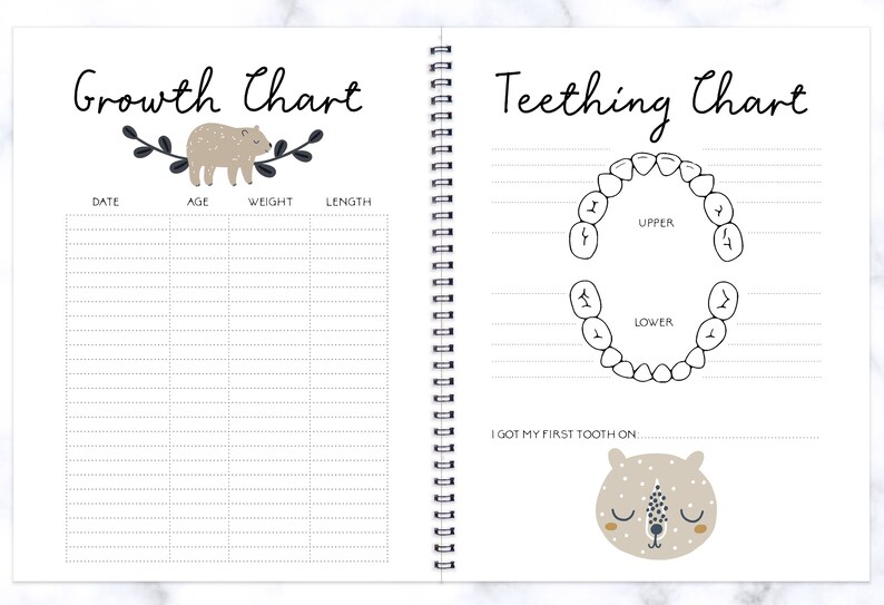 Baby Boy Book Baby Boy Album Baby Boy Milestones Book Etsy