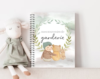 Livre de la petite enfance, Livre souvenirs, album petite enfance, livre enfant garderie, livre garderie, Souvenirs enfant, Cadeau maman, G1