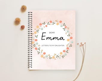 Letters to my daughter, Letters to my child, as I watch you grow, baby book, diary, letters to my baby, baby journal, journal, notebook, L1A