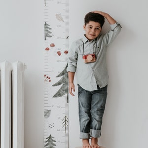 Échelle de croissance de papier, Échelle de croissance de vinyle, charte de croissance enfant, cadeau pour enfant