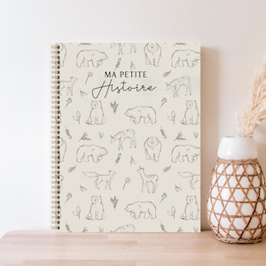 Livre de bébé, Cadeau de Naissance Bébé, Album bébé fille Décor Chambre de Bébé fille, Cadeau de Shower Bébé, Journal de naissance, M267F