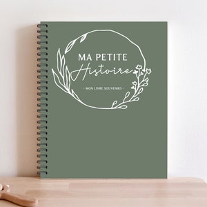 Livre de bébé, Cadeau de Naissance Bébé, Album bébé garçon, Décor Chambre de Bébé Unisexe, Cadeau de Shower Bébé, Décor Scandinave, M222F