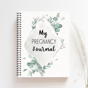 Pregnancy Journal, Pregnancy Planner, Pregnancy Diary, Baby Book, Pregnancy Gift, Pregnancy Book, Pregnancy announcement, Shower Gift, MG31