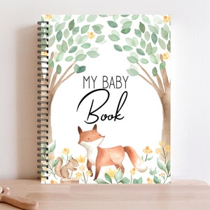 Baby Book, Baby Books, Baby Journal, Baby Shower Gift, Baby Memory Book, New Baby Gift, Baby Boy Gift, Baby Nursery, Baby Album, BB02