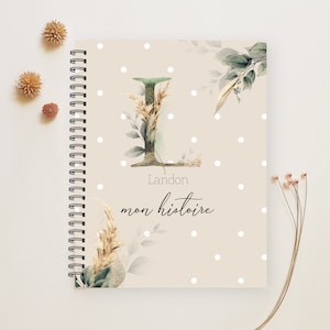 Livre de bébé unisexe, Livre de Naissance, Cadeau pour Maman, Décor bébé, Papeterie Bébé, Journal de Grossesse, Livre de grossesse, C54