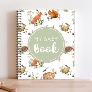 Baby Boy Journal, Baby Boy book, Baby Boy Album, Baby Pregnancy Book, Baby Decor, Baby Boy, Baby Memory Book, Nursery Baby Boy Art, M177A