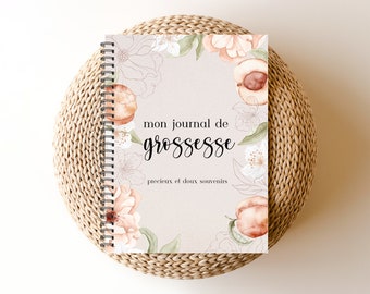 Journal de Grossesse, Album Grossesse, Livre de Grossesse, Cadeau Future Maman, Cadeau de Naissance, Journal de Naissance, MG104F