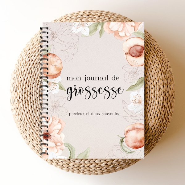 Journal de Grossesse, Album Grossesse, Livre de Grossesse, Cadeau Future Maman, Cadeau de Naissance, Journal de Naissance, MG104F