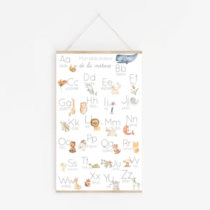 Bemalung Alphabet, Abécédaire, Bestickung, Kinder-Dekoration, Kinder-Dekoration, Kinderbuch, Apprentisage, Matériel éducatif