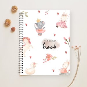 Baby Book, Baby Shower Gift, Baby Memory Book, New Baby Gift, Baby Girl Gift, Baby Girl, Baby Album, Baby Gift, Baby Girl Nursery, BB60