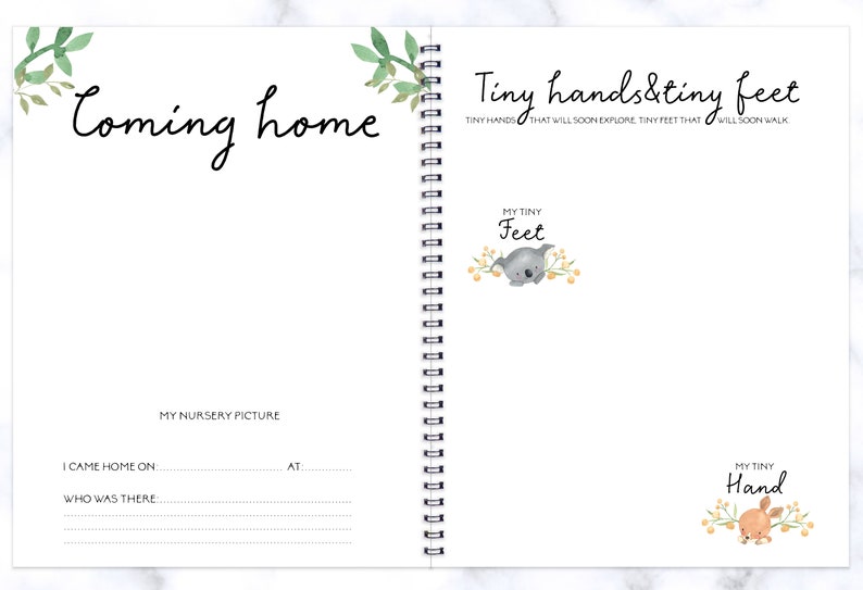 Baby Book Baby Shower Gift Memory Book New Baby Gift Baby Etsy