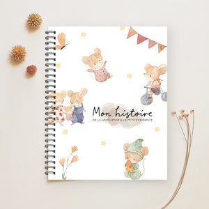 Livre de Bébé, Journal de bébé Unisexe, Bébé, Livre de Naissance, Livre de Petite Enfance, Journal de Grossesse, Journal de Grossesse, C86F