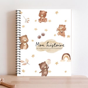 Livre de Bébé, Journal de bébé Unisexe, Bébé, Livre de Naissance, Livre de Petite Enfance, Journal de Grossesse, Journal de Grossesse, C69F