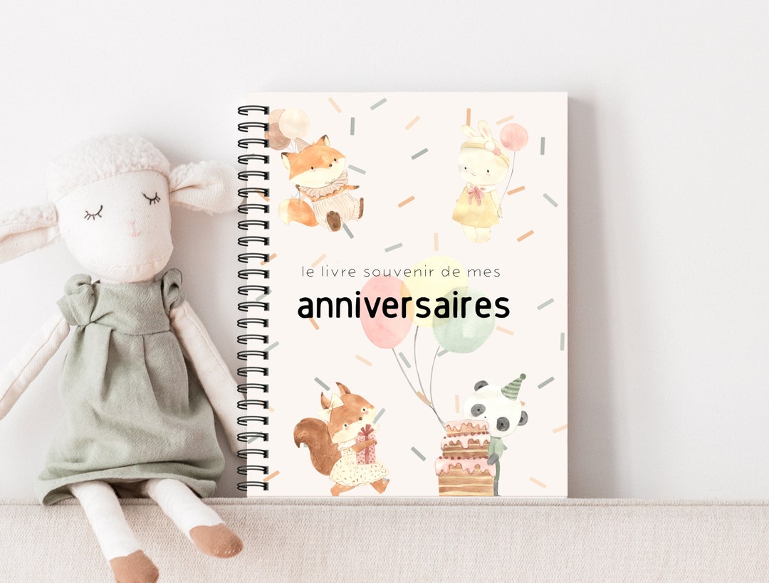 Livre Souvenirs Anniversaires, L'album Souvenirs De Mes Anniversaires