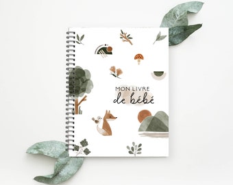 Livre de Bébé, Journal Bébé, Journal de Grossesse, Cadeau Future Maman, Cadeau de Naissance, Livre de Naissance, Livre de Grossesse, BF48